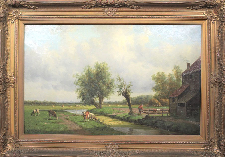 te_koop_aangeboden_een_landschaps_schilderij_van_de_nederlandse_kunstschilder_willem_vester_1824-1895