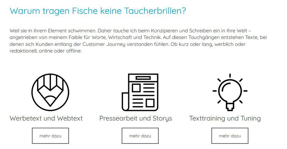 Textausschnitt der Seite https://www.wandelpunkt.de/leistungen/