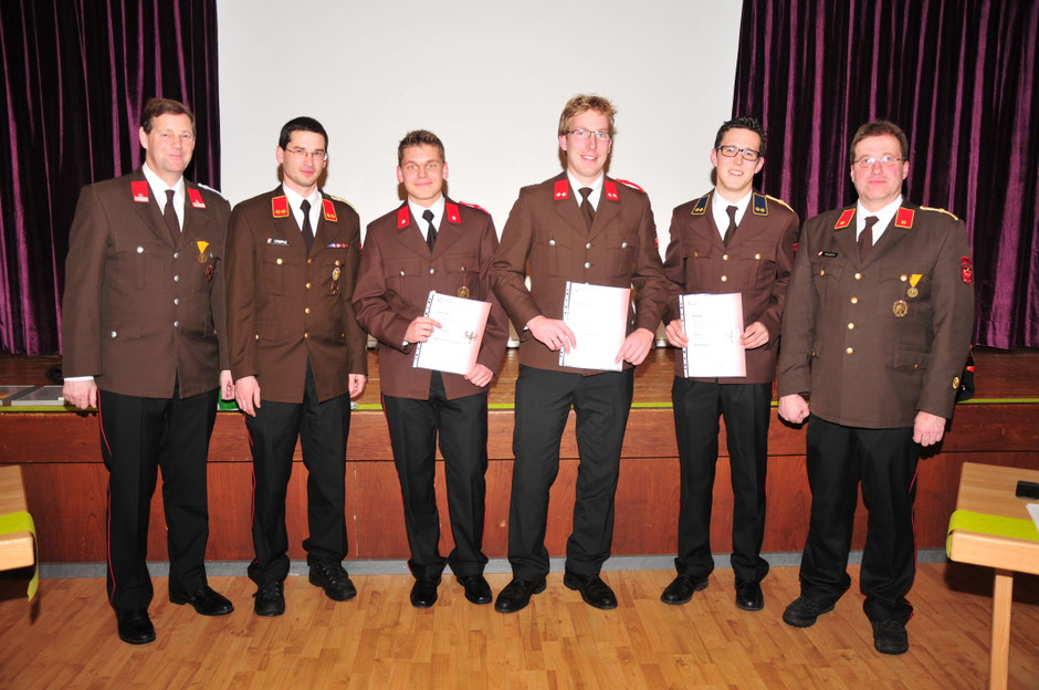 BGM LM Hansjörg Peer, OBI Georg Crepaz, FM Dominik Wendler, HFM Johannes Oberacher, OV Florian Zitt, BI Martin Tanzer