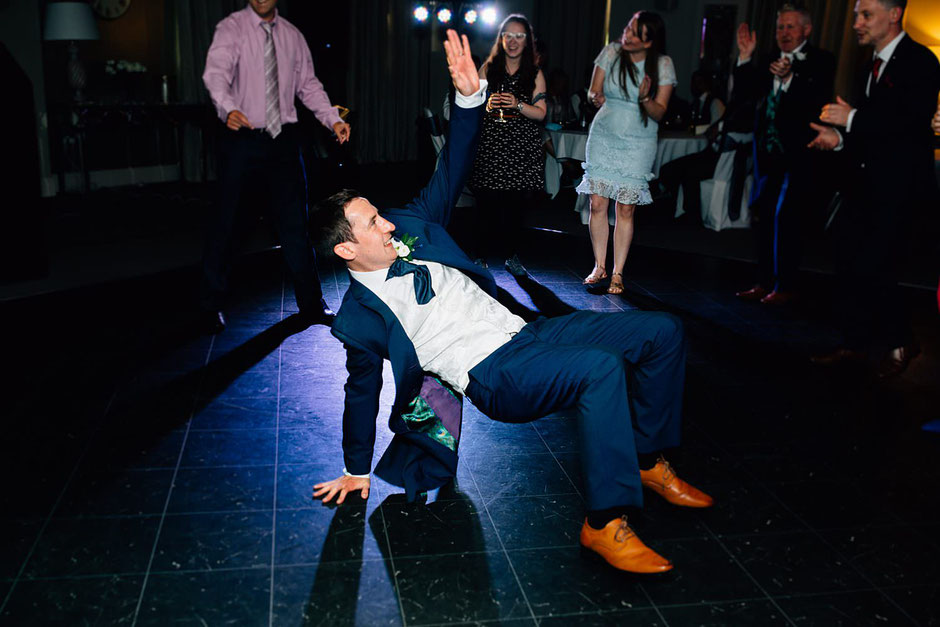 groom dancing at ribby hall