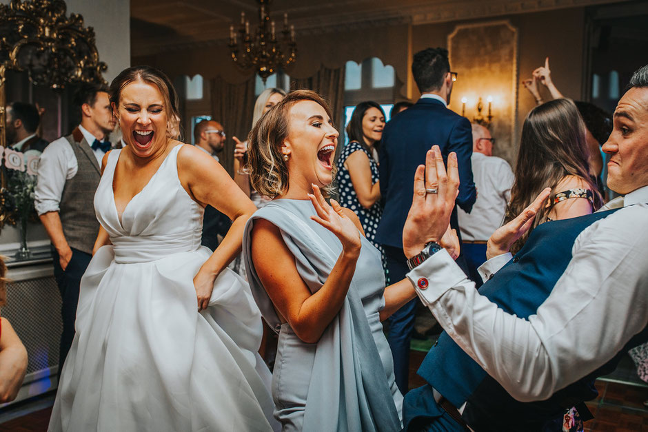 a packed dance floor at the merewood country house hotel