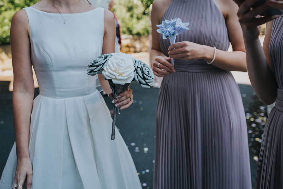 paper bridal bouquet