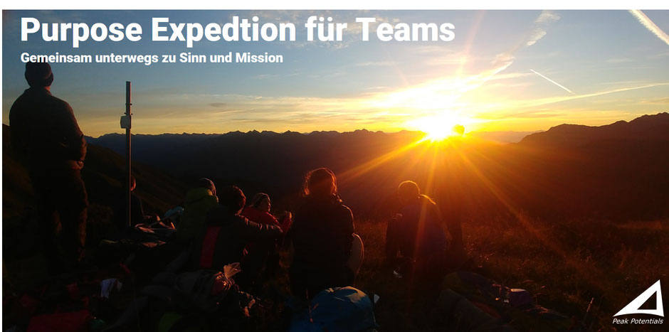 Purpose Expedition für Teams - der Weg zu Sinn und Mission