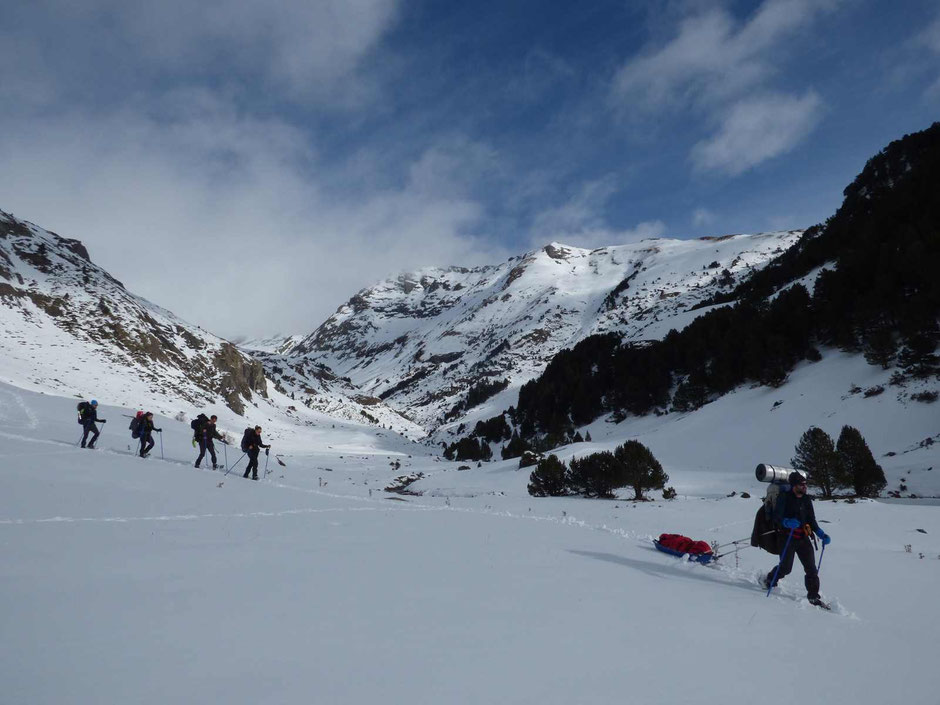 Randonnée raquettes dans les Pyrénées
