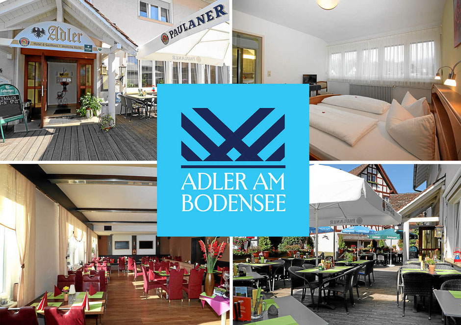 Restaurant und Hotelbereiche vom Adler am Bodensee