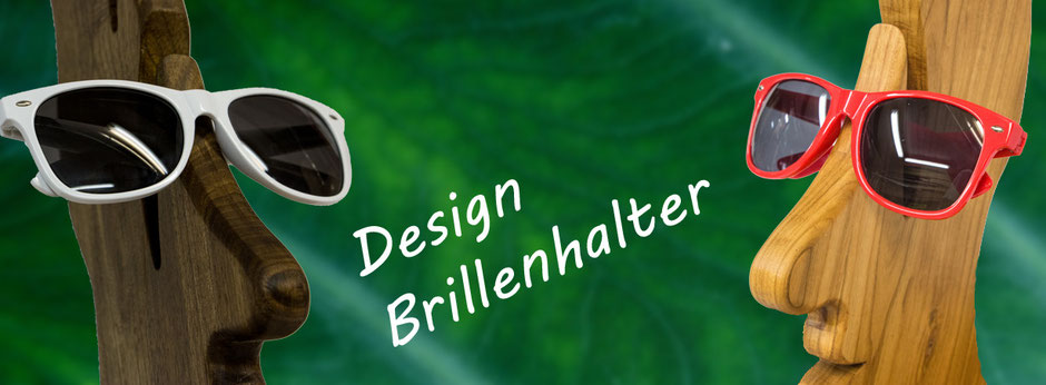 Designbrillenständer | Designbrillenhalter | einzigartiges Design aus Nussbaumholzund Kirschbaumholz | Schweizer Holz | Blaser Design Bern | Kunstahndwerk