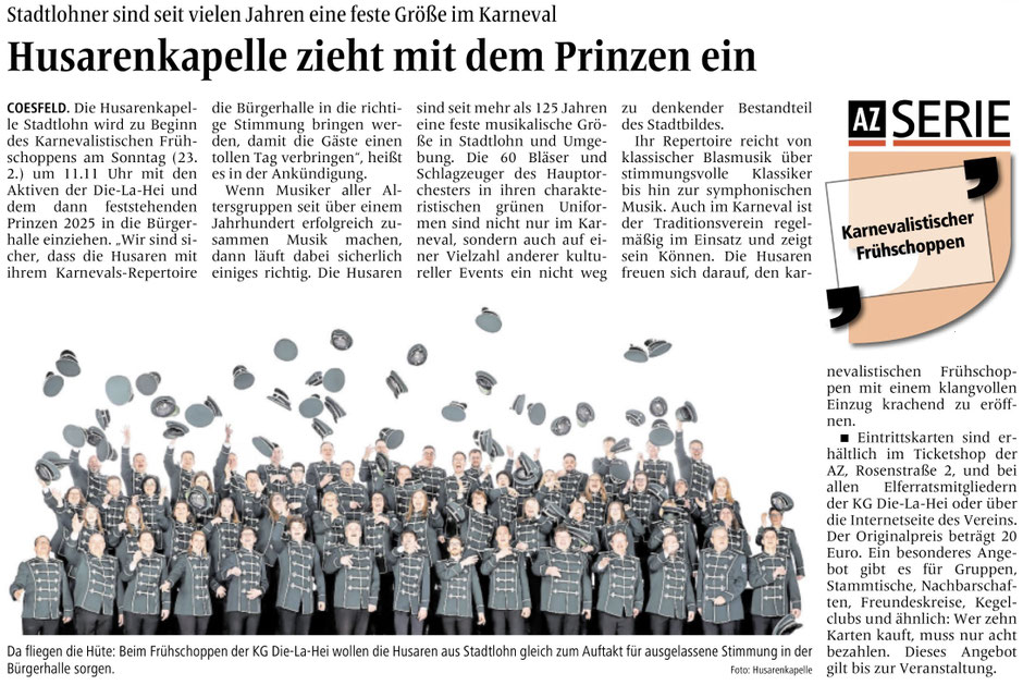 Bericht in der AZ vom 25.01.2025