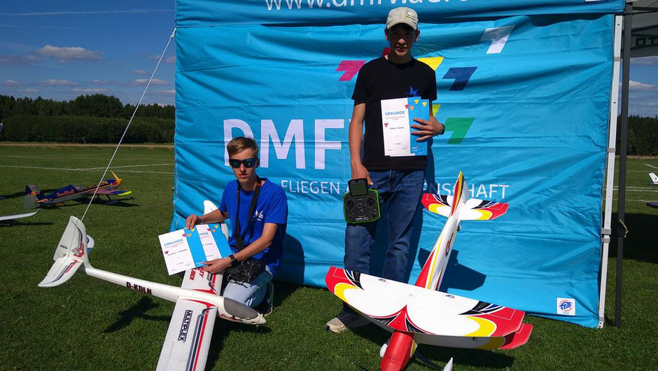 DMFV Jugendmeisterschaft Spiegelwald 2025 Sieger  Team Jonathan und Timon - 4. Platz im F-Schlepp Wettbewerb