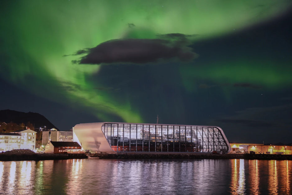 Polarlichter über Stokmarknes ©Hurtigruten - Bjorn Eide