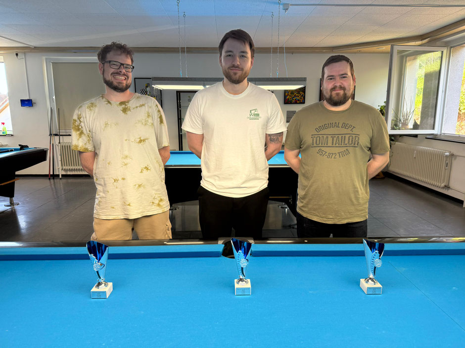 Timo Wolf, Philipp Racherbäumer und Patrick Gast