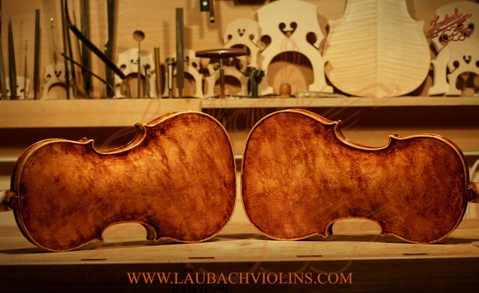 LAUBACH MASTER VIOLIN LTD. EDITION-168V antique BIRDSEYE WOOD