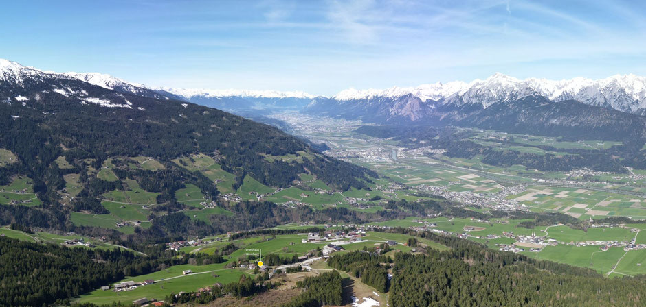 Lage Ferienhaus Weerberg Tirol Urlaub Österreich Berge 