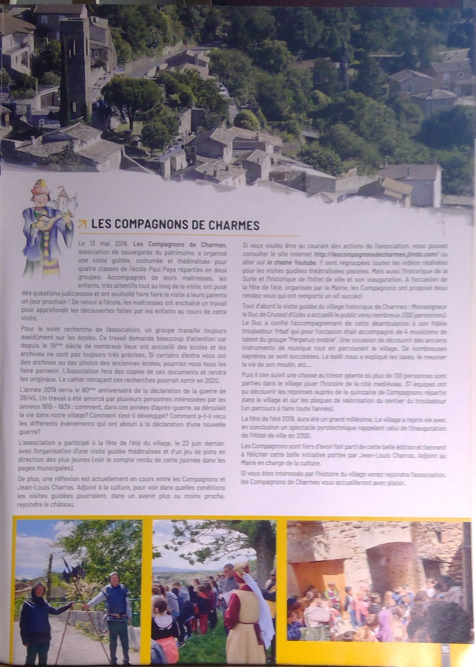 Bulletin municipal de juillet 2019