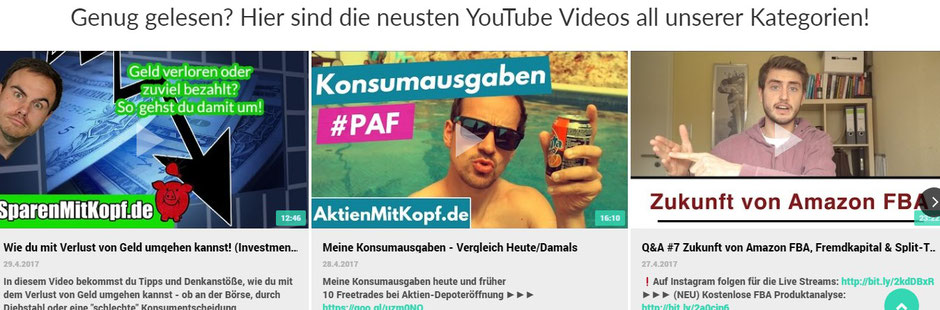 Videogalerie auf FINANZ HOTSPOT mit den besten und aktuellsten Videos aus den Bereichen Finanzen & Entrepreneurship