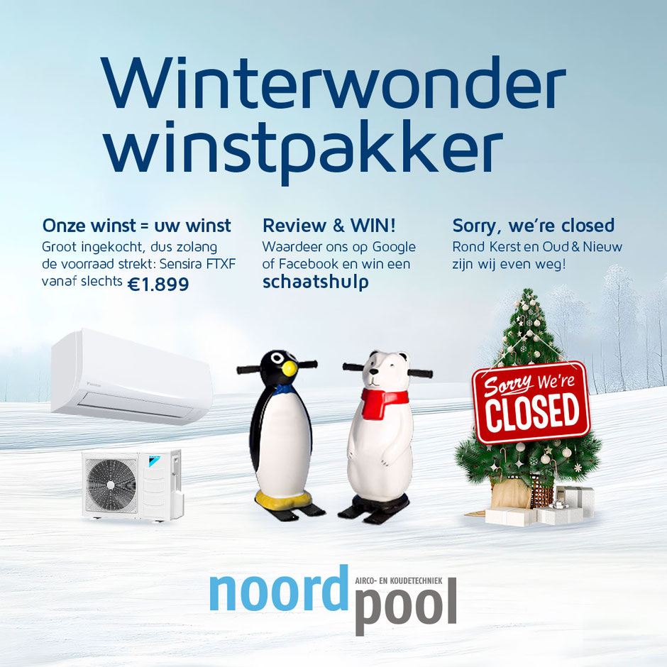 Like & win een leuke schaatshulp - Daikin Sensira FTXF