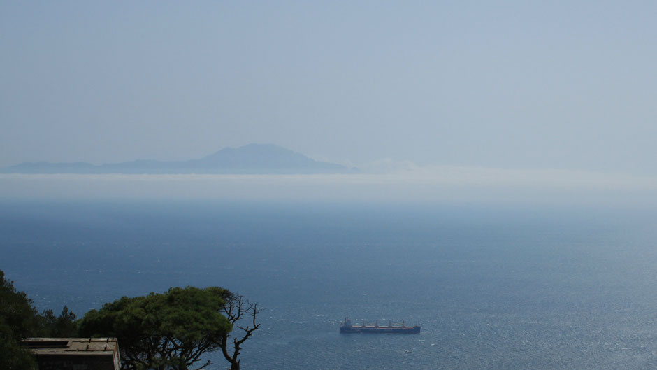 View on Africa from Gibraltar