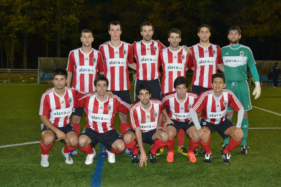 Once del Laudio en su visita al Municipal de Palatu la temporada pasada.