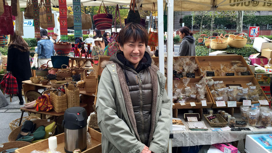 そばの実カフェ『sora』の小池ともこさん。「選択するのは自分です。自分の感覚を大事にして、食、生活場所など、いろいろなものを選択してほしいですね。」