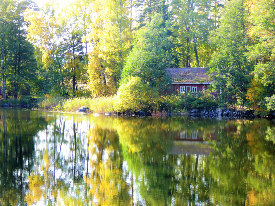Fluss Tainionvirta Päijänne See