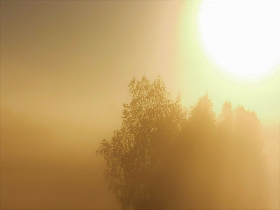 Finnland Herbst See