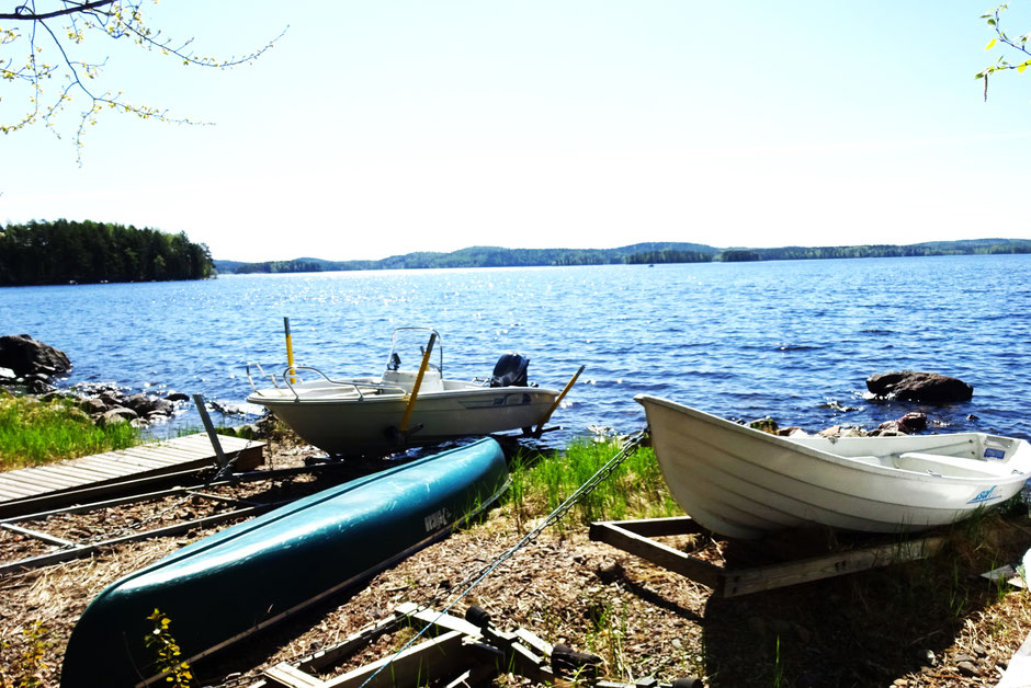 Boote See Finnland