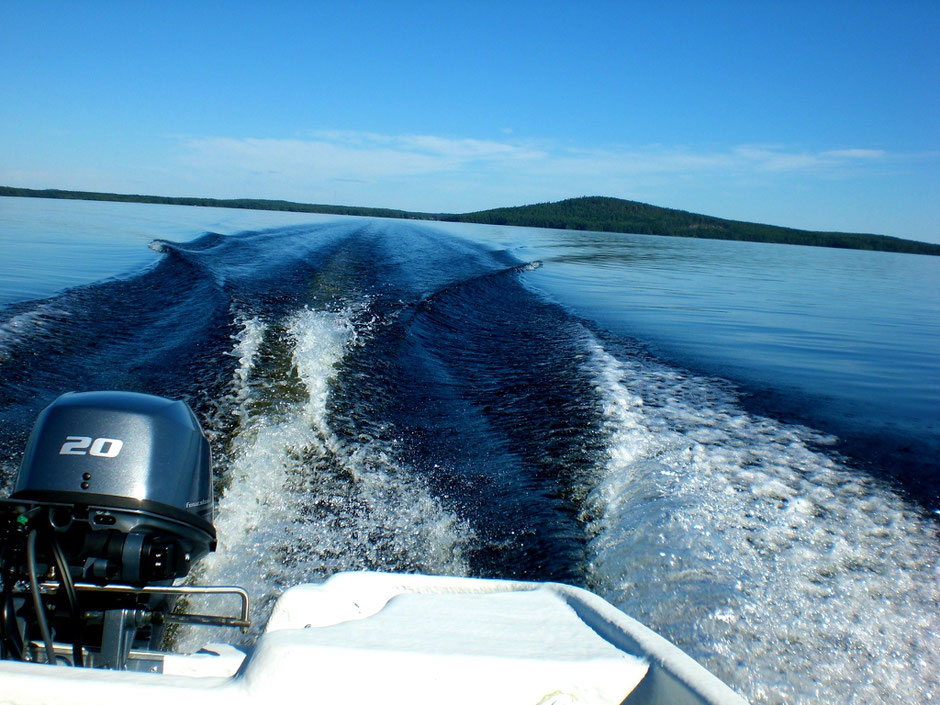 Bootsfahrt Päijänne See Finnland