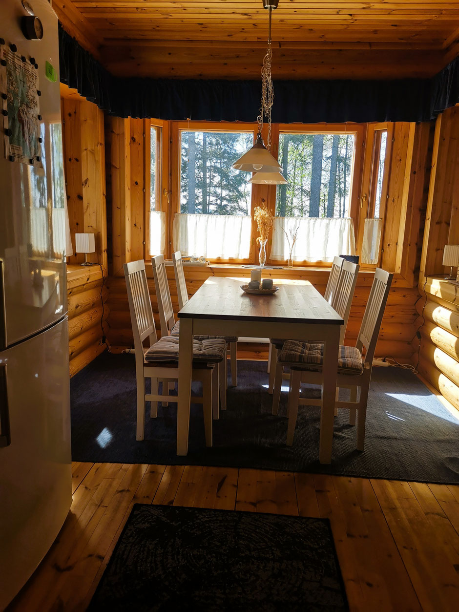 Loghome Finland inside