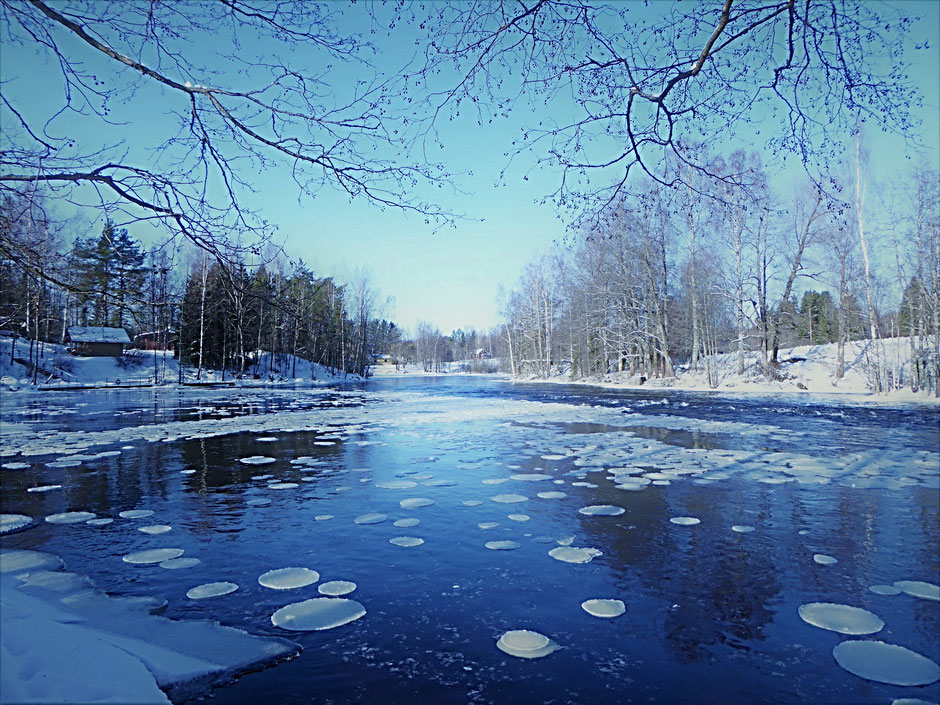 Winterlandschaft Finnland 