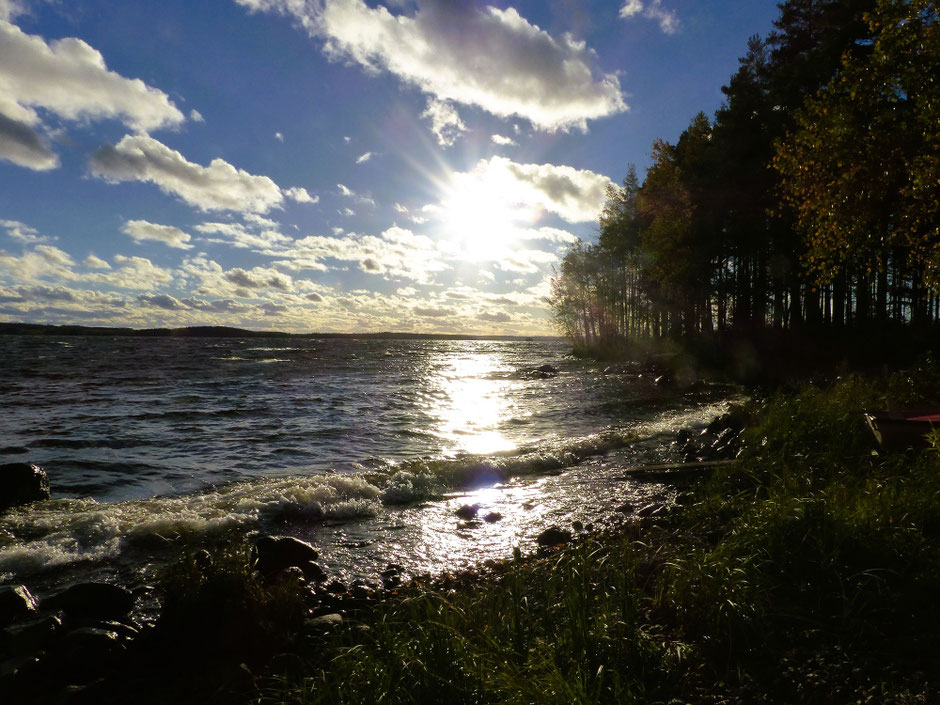 Lake Päijänne beach