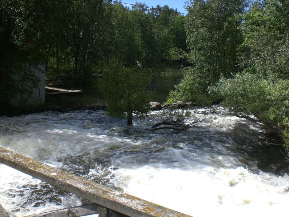 Wehr Virtaa Fluss Finnland