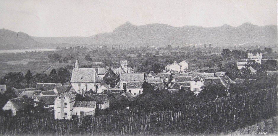 Villa Welter mit Beaulieu um 1900 nördlich der St. Josef-Kapelle