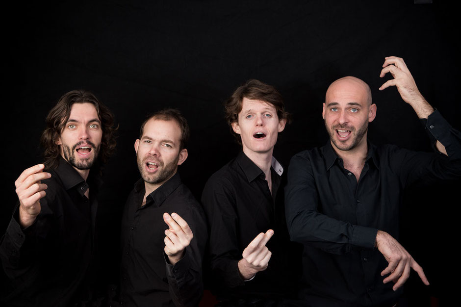 Le Quatuor vocal A'dam © Laurent Guizard