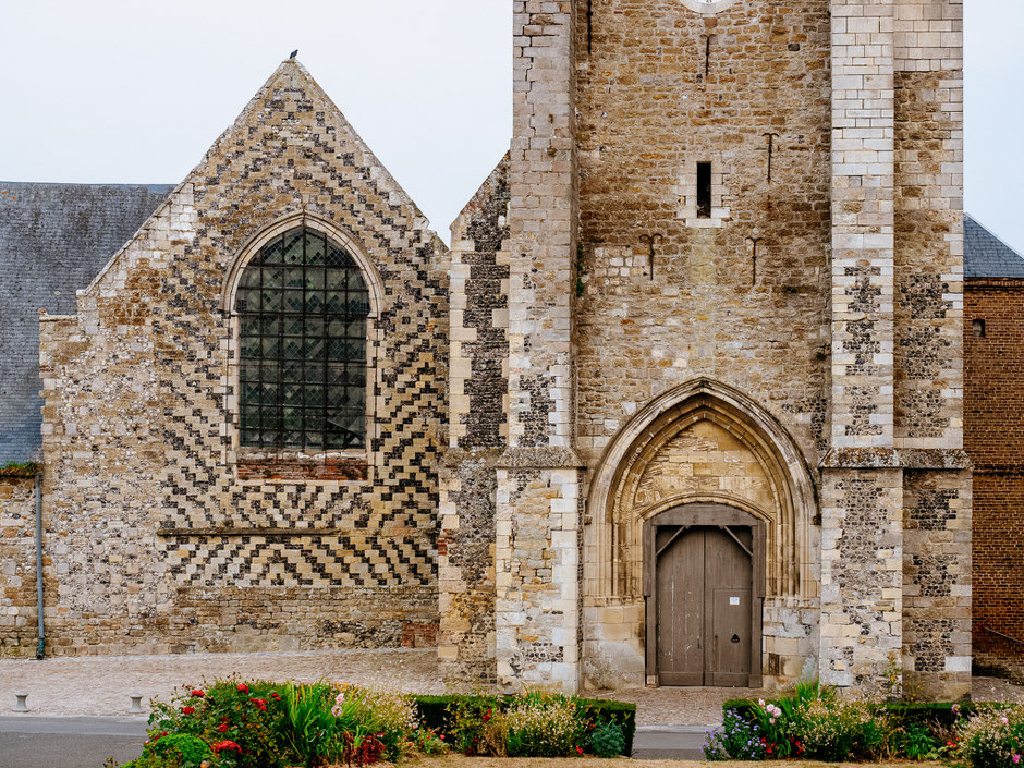 Beautiful façade of the Saint Martin Church
