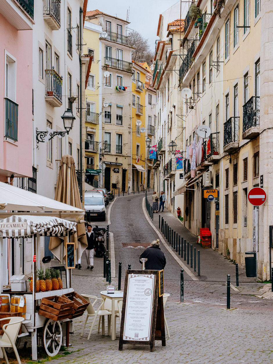 Picturesque street in Alfama