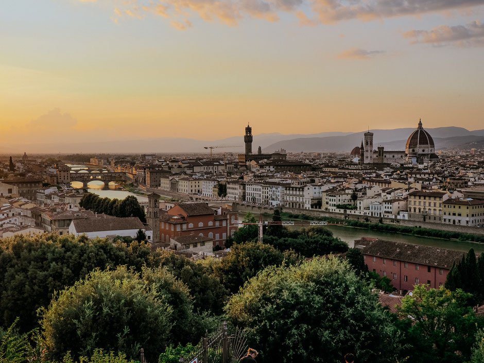 Piazza Michelangelo - The best spot to watch the sunset over Florence
