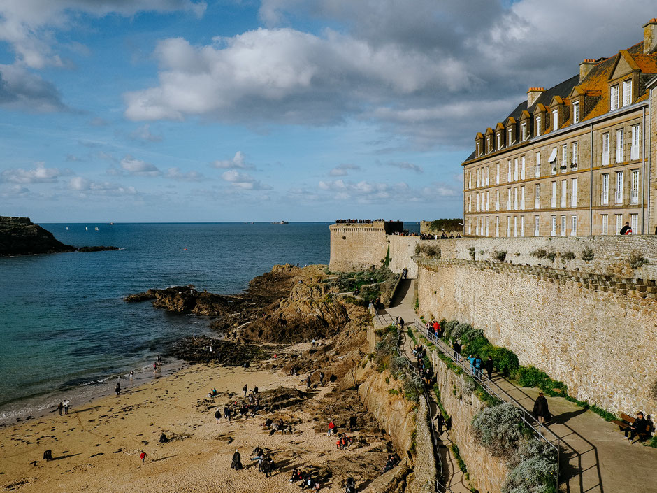 Ramparts, Bastion de la Hollande, Saint-Malo, Bretagne, Brittany