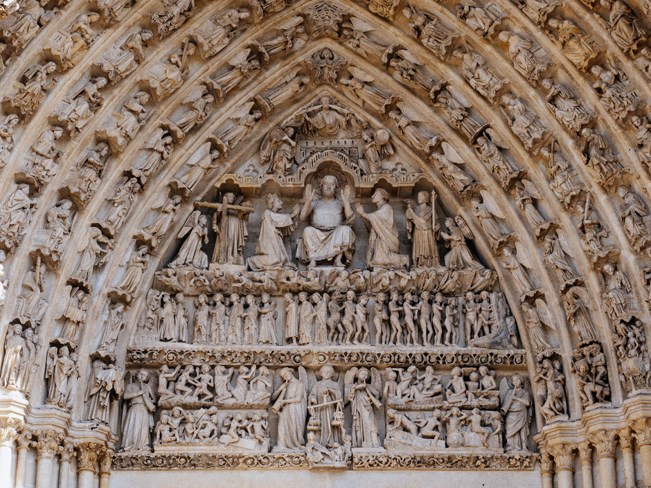 Portal of the Last Judgement, Portail du Jugement dernier, Cathédrale d'Amiens, Amiens Cathedral