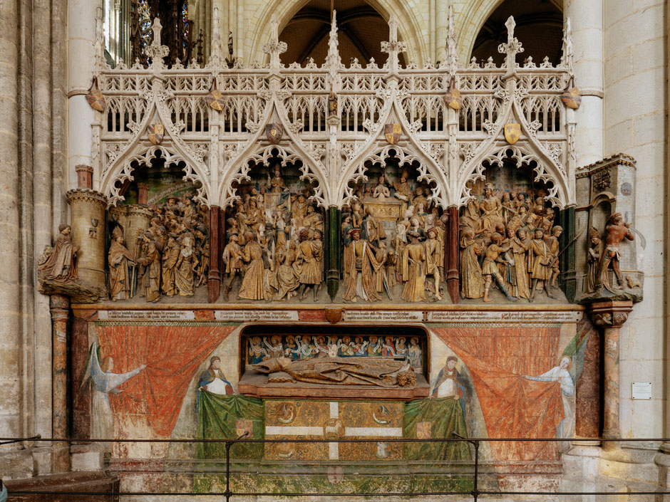 Scenes from the life of St. Firmin and the tomb of Bishop Ferry de Beauvoir (1490–1530)