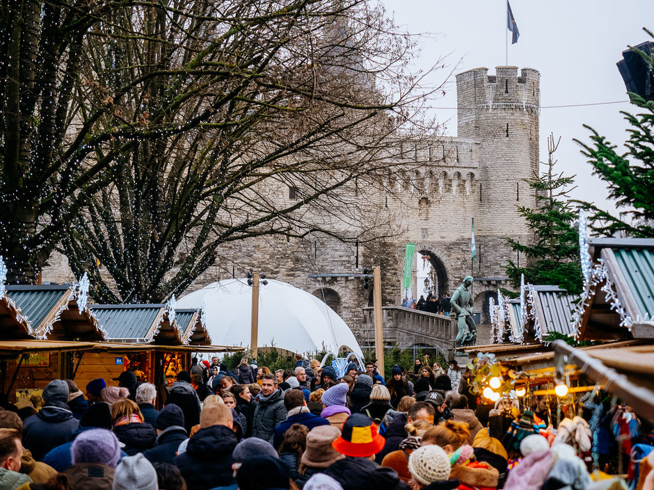 Het Steen, Steinplein, Antwerp Christmas Market, Winter in Antwerpen, Kerstmarkt Antwerpen, Marché de Noël d'Anvers, Antwerpen, Antwerp, Anvers