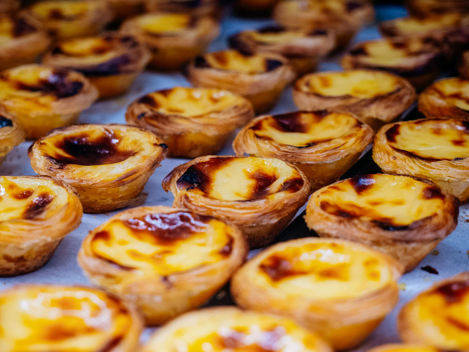 Some delicious pastéis de nada from Manteigaria