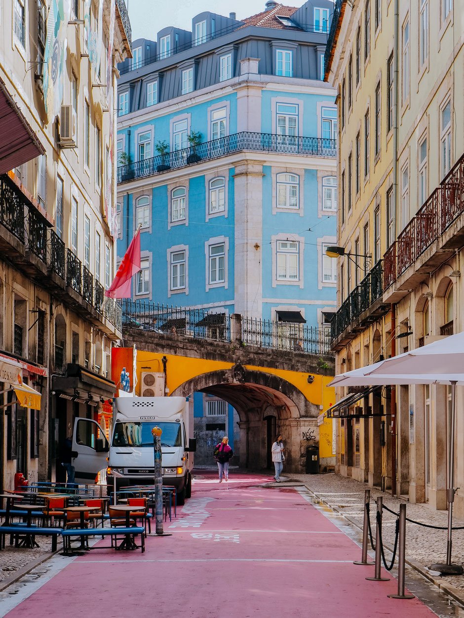 The colourful Pink Street