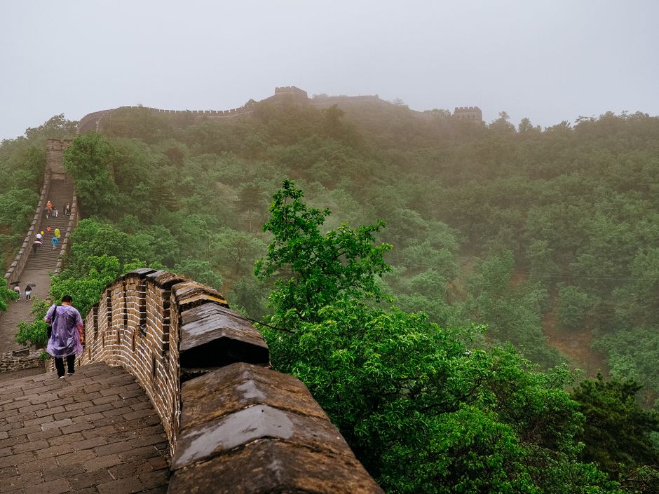 The walking path on top of the Wall