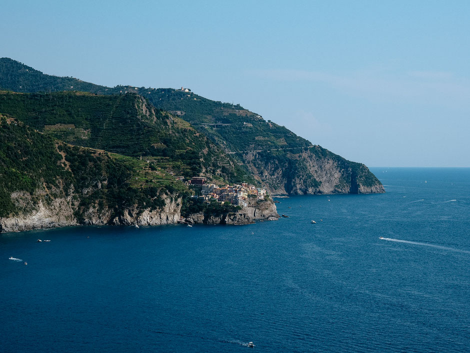 End-of-town viewpoint - View on Manarola