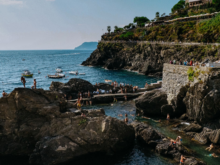 The marina also offers a swimming point
