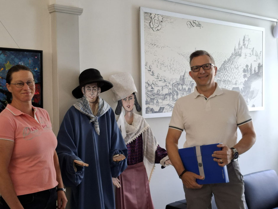 Im Rathaus, Sulz am Neckar, Isabell Pittroff und Bernd Hoffmann