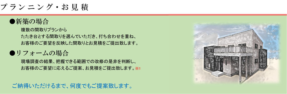 プランニング・お見積