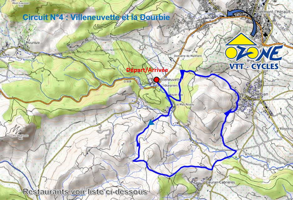 Circuit VTT au Lac du Salagou Tour du Lac VTT et VTT électrique VAE Location vélo Languedoc Roussillon Hérault Occitanie 