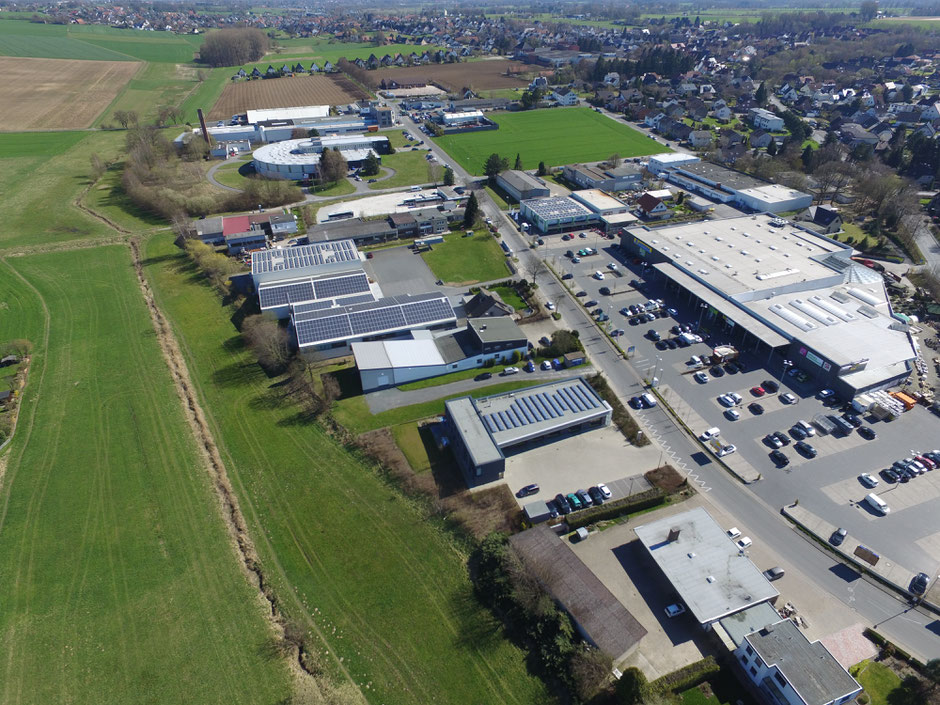 Industriestraße von Oben