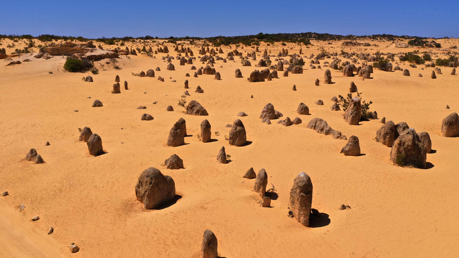 Pinnacles Desert - National Park - Australia - Dronephotography - travelbees.de