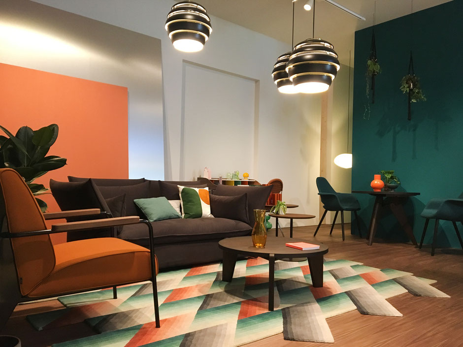 dieartigeBLOG - IMM Cologne 2019 - Orange, Braun+Petrol bei Vitra